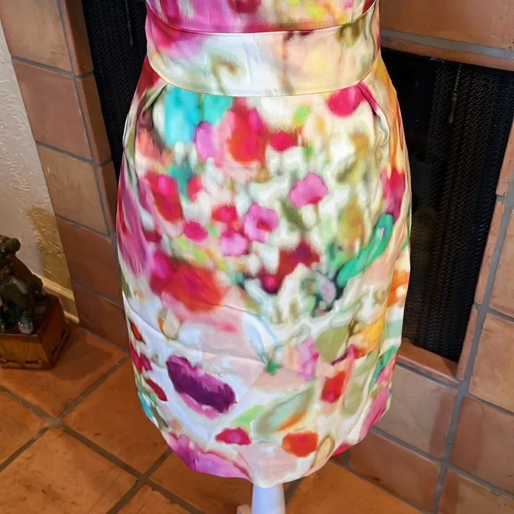Kate Spade Sleeveless Springtime Watercolor Dress, 00!